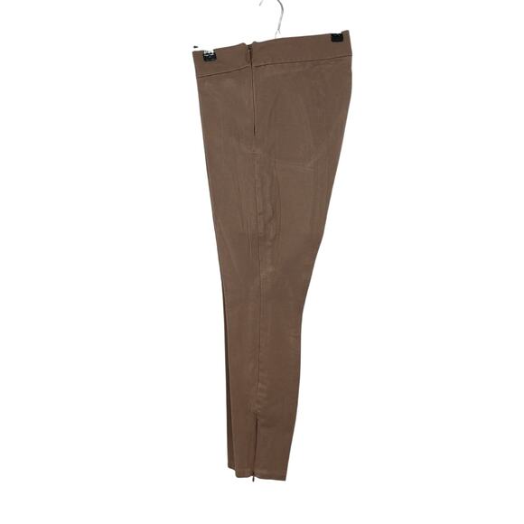 WHITE HOUSE BLACK MARKET! "THE LEGGING" TAN STRETCH "SUEDE" INSET PANTS! SZ 6 - Picture 7 of 12